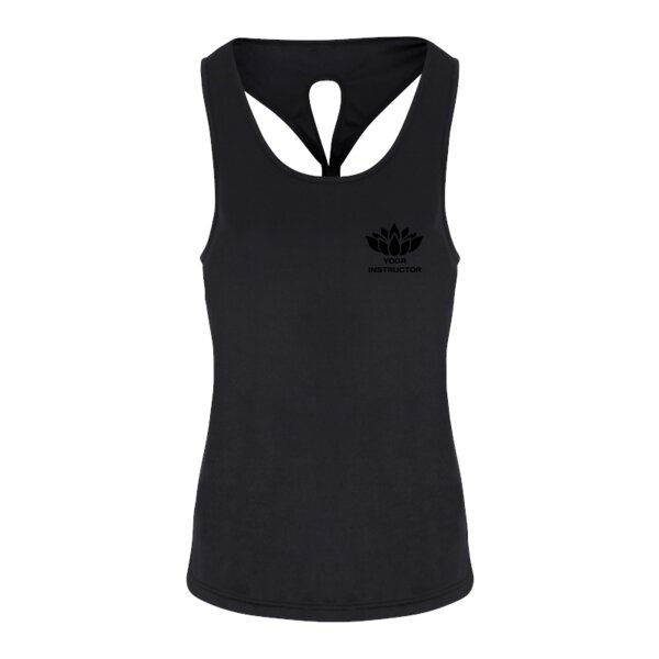 Yoga Instructor - Ladies Knot Vest - Performance Fabric Thumbnail