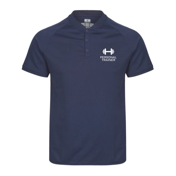 Personal Trainer - Collarless Polo Shirt - Performance Fabric Thumbnail