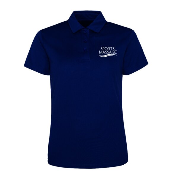 Sports Massage - Ladies Polo Shirt - Performance Fabric Thumbnail