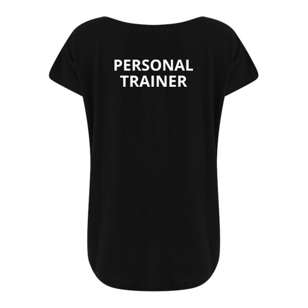Personal Trainer - Ladies Scoop Neck Oversized T-shirt - Performance Fabric Thumbnail