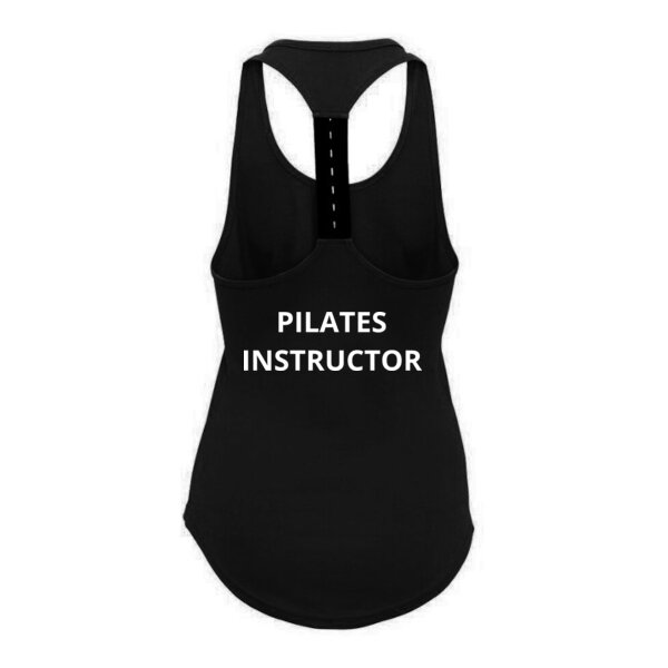 Pilates Instructor - Ladies Strap back Vest - Performance Fabric Thumbnail