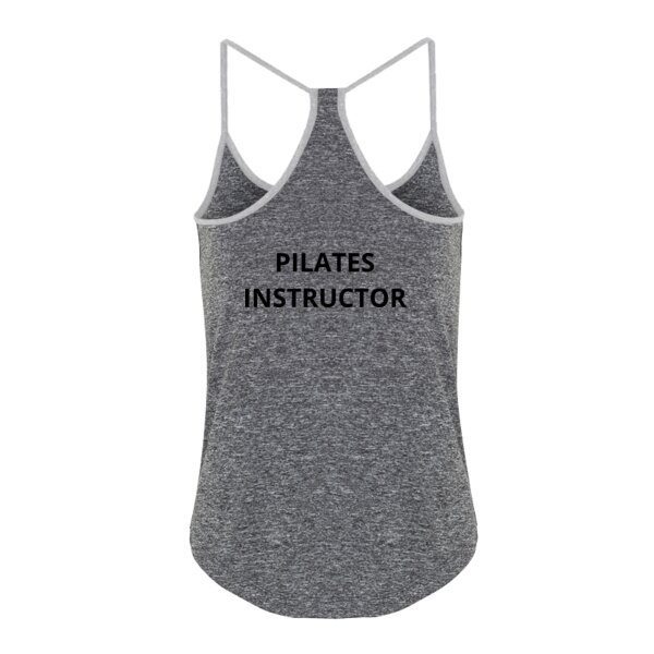 Pilates Instructor - Ladies Contrast Strap Racer Back Vest - Performance Fabric Thumbnail