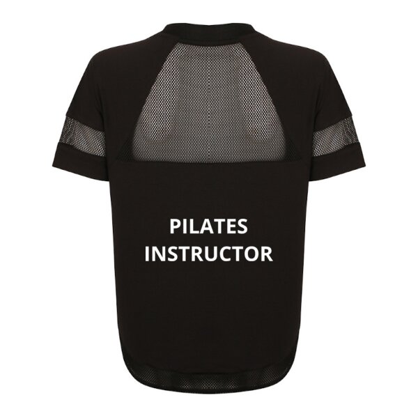 Pilates Instructor - Ladies Mesh Overlay T-shirt - Performance Fabric Thumbnail