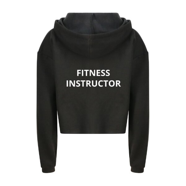 Fitness Instructor - Ladies Cropped Hoodie Thumbnail