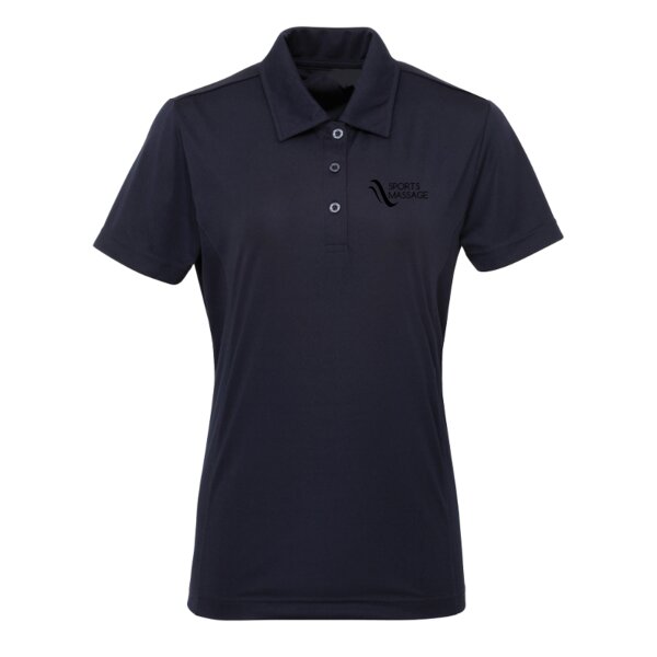 Sports Massage - Ladies Slim Fit Technical Polo Shirt - Performance Fabric Thumbnail