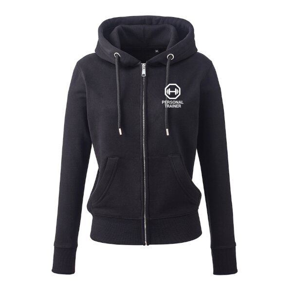 Personal Trainer - Ladies Soft-feel Zipped Hoodie  Thumbnail