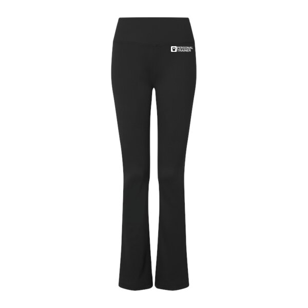 Personal Trainer - Ladies Recycled Flared Leggings - Performance Fabric Thumbnail
