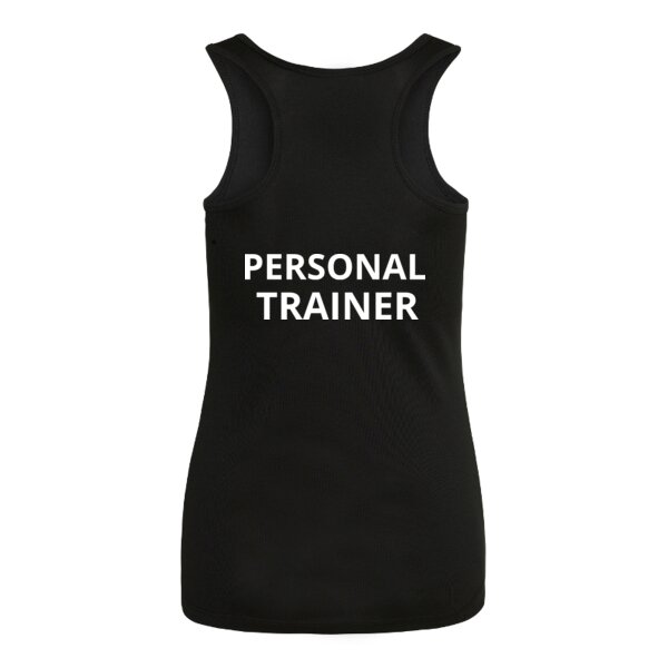 Personal Trainer - Ladies Racer Back Style Vest - Performance Fabric Thumbnail