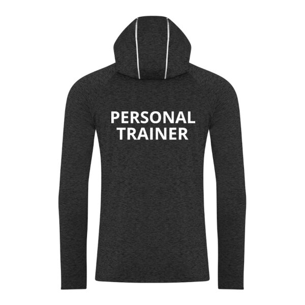 Personal Trainer - Cowl Neck Fitted Fitted Hoodie Thumbnail