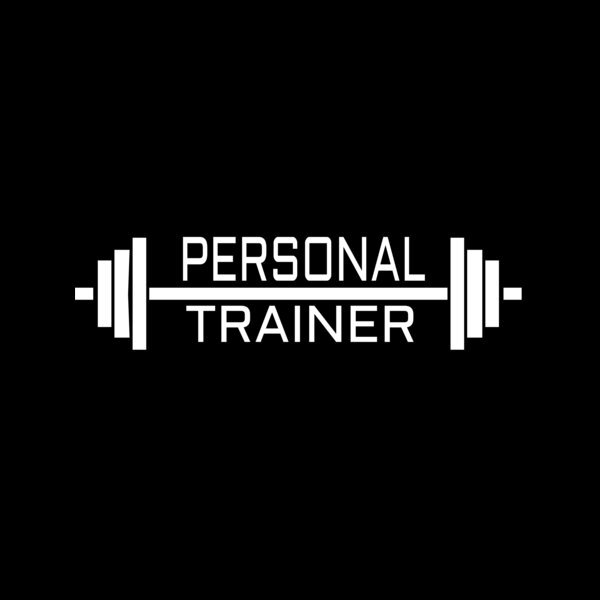 Personal Trainer Logo - Barbell with text either side Thumbnail