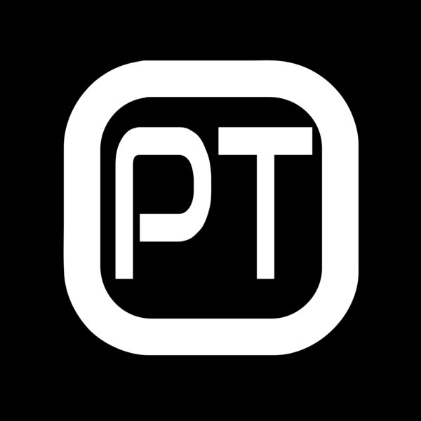 Personal Trainer logo - PT inside rounded square Thumbnail