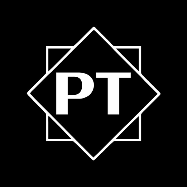 Personal Trainer Logo - PT in squares Thumbnail
