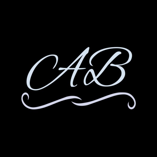 Monogram - Alex Brush with Swooshes Thumbnail
