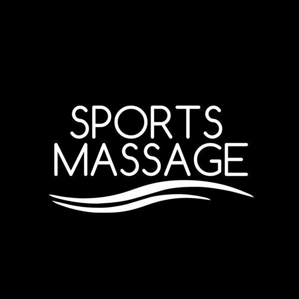 Sports Massage Logo - Text with wavy lines underneath Thumbnail