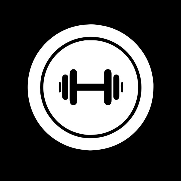 Logo - Dumbell inside Ring Design Thumbnail