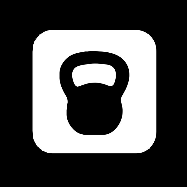 Kettlebell Inside Rounded Square Thumbnail