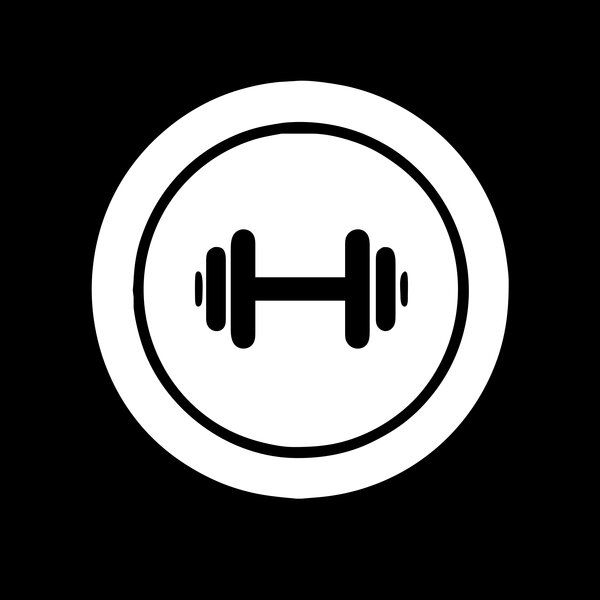 Logo - Dumbell inside Ring Design Thumbnail