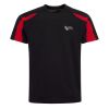 Contrast Sleeve Performance Fitness T-Shirt Thumbnail